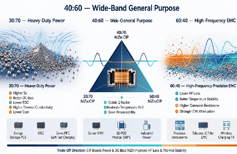 Optimized Ni-Zn & Carbonyl Iron Composite Inductors: Pros, Cons & Applications | Yetcoil
